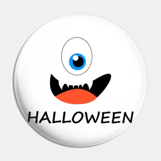 Halloween face Pin