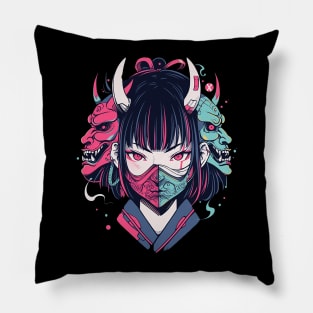 geisha demon Pillow