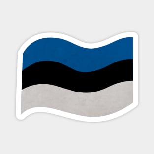 The flag of Estonia Magnet