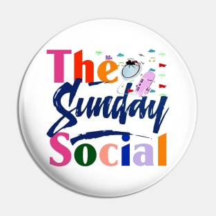 sunday social Pin