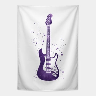 S-Style Electric Guitar Universe Texture Tapestry