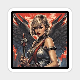 Taylor Swift vintage dnd style art Magnet