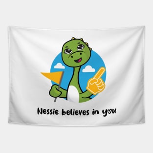 Nessie believes in you (on light colors) Tapestry