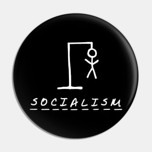 Game of Hangman - Socialism Pin