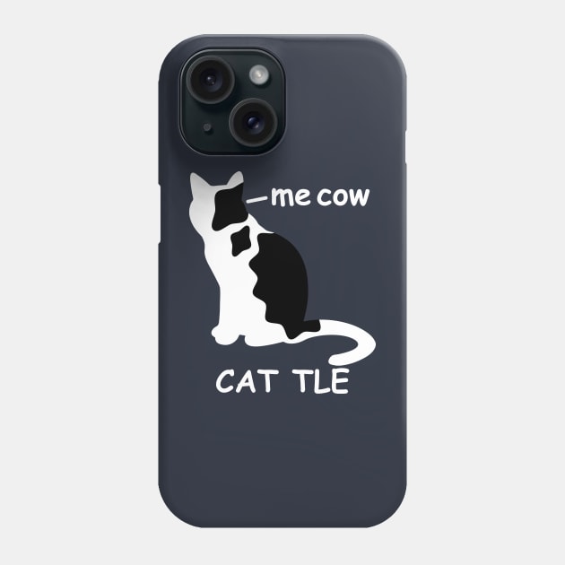 OCD Obsessive Cow Disorder  Funny Cat Phone Case by BraaiNinja