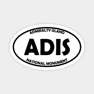 Admiralty Island National Monument oval Magnet