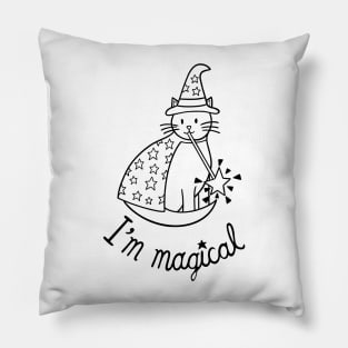 I'm Magical (black) Pillow