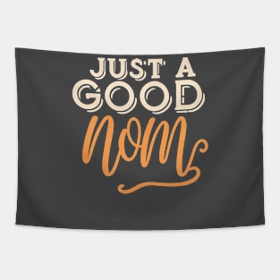 Just a Good Mom Typography Tapestry