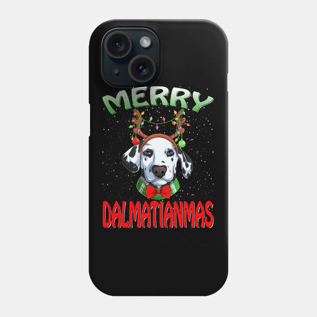 Merry Dalmatianmas Ugly Dalmatian Christmas Xmas Pajamas Phone Case by intelus