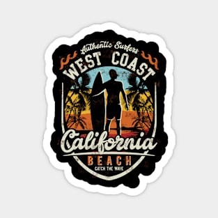 Authentic Surfer West Coast Beach Magnet