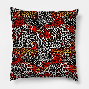 Decorative Cheetah Print Pattern Pillow