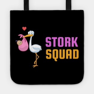 Stork Squad Shirt | Labor and Delivery Nurse Shirt | Gift For Nurse Tote