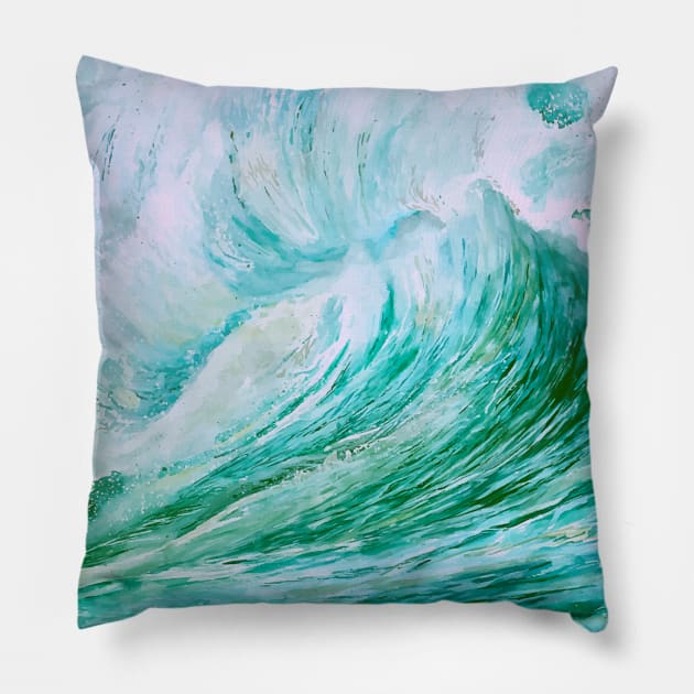Surf’s Up Pillow by TidenKanys