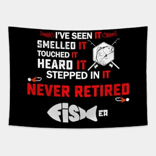 Never Retired Fisher Tapestry