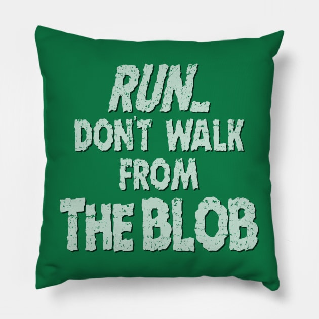 The Blob (1958) Pillow by GraphicGibbon