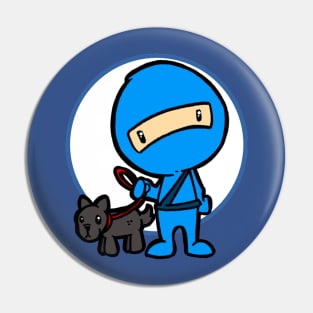 Blue Ninja Pin