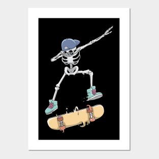 Dabbing Skeleton Posters and Art Prints for Sale | TeePublic