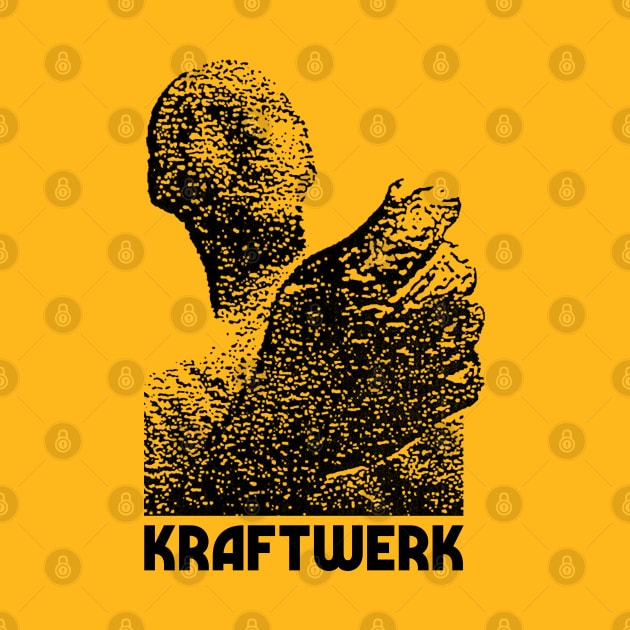 Kraftwerk Retro 80s Styled Tribute Fanart Design by DankFutura