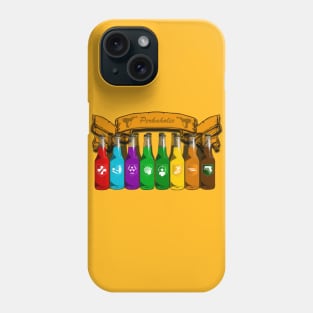 Zombie Perks Top Shelf Perkaholic on Yellow Phone Case