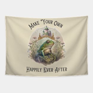 Happily Ever After Frog Tapestry