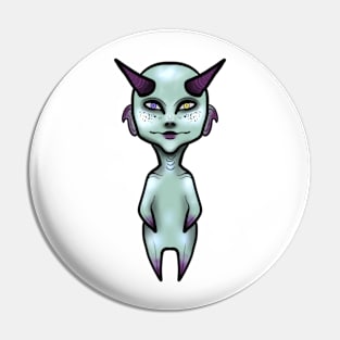 Cute Little Creature Demon Pin