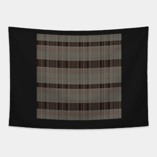 Dark Academia Aesthetic Calan 1 Hand Drawn Textured Plaid Pattern Tapestry