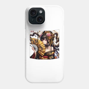 Geisha Dragon Lady Phone Case