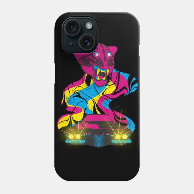 Knight Drive Race Car Phone Case by Possum Punks