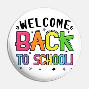 Welcome Back To School First Day Of School Students Teachers Pin