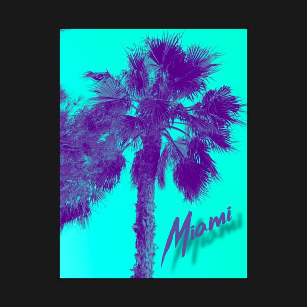 Retro Miami by Lvl256art