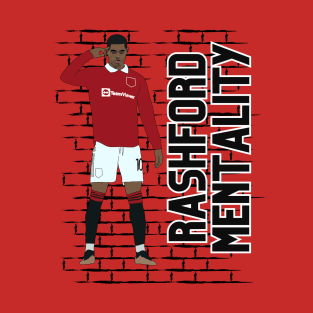 Marcus Rashford Mentality Focus Goal Celebration T-Shirt