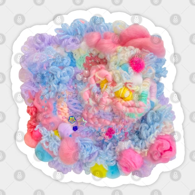 fiber ooze Kidcore Sticker TeePublic