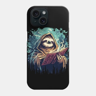 Retro Sloth Wizard Phone Case