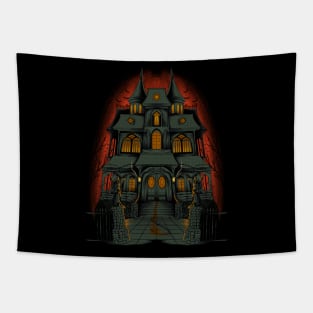 HAUNTED HOUSE Tapestry