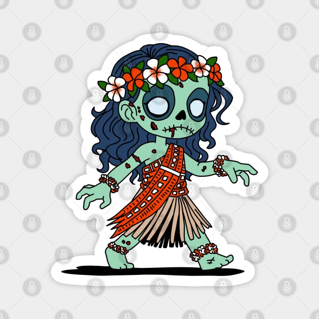 Tahitian Zombie Magnet by H. R. Sinclair