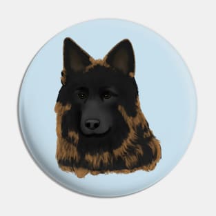 Bohemian Shepherd Dog (Large Design) Pin