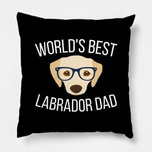 Worlds Best Labrador Dad Pillow