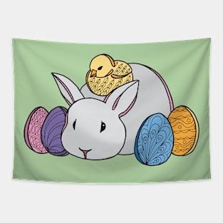 Springtime bunny Tapestry