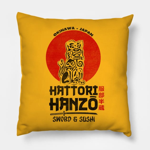 Hattori Hanzo Pillow by Melonseta