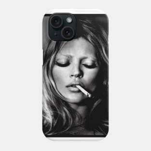 Kate Girl Smoking Cigarette Fan Art Phone Case