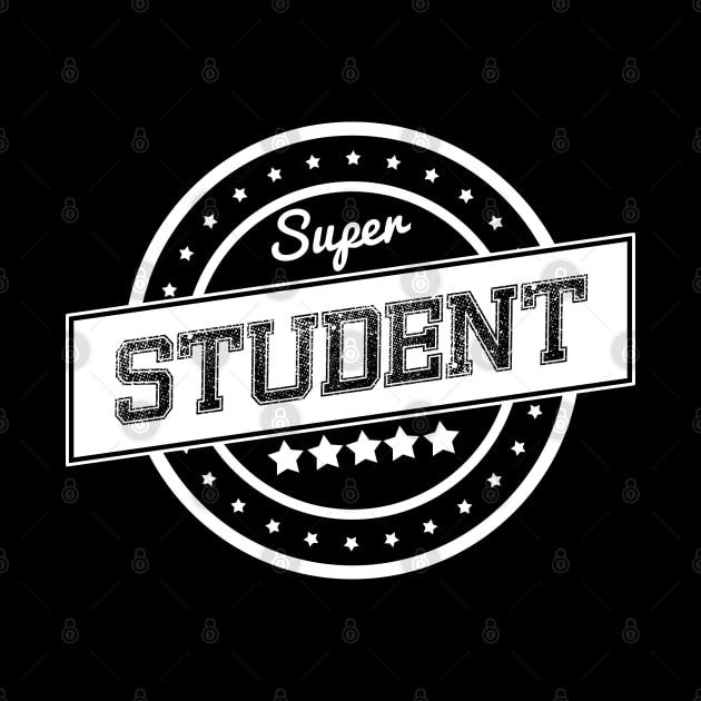 Super student by wamtees