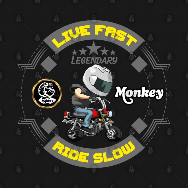 Honda Monkey legendary tshirt by wankedah