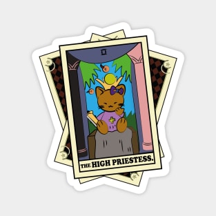 TAROT CARDS DECK | THE HIGH PRIESTESS. | FORTUNE CAT Magnet