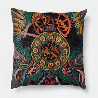 Time is chaotically beautiful Pillow