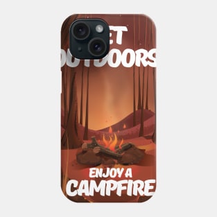 Get Outdoors! Enjoy a Campfire Phone Case