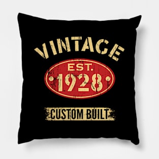 Est 1928 Born In 1928 Pillow