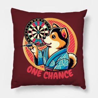 Cute darts puppy Pillow