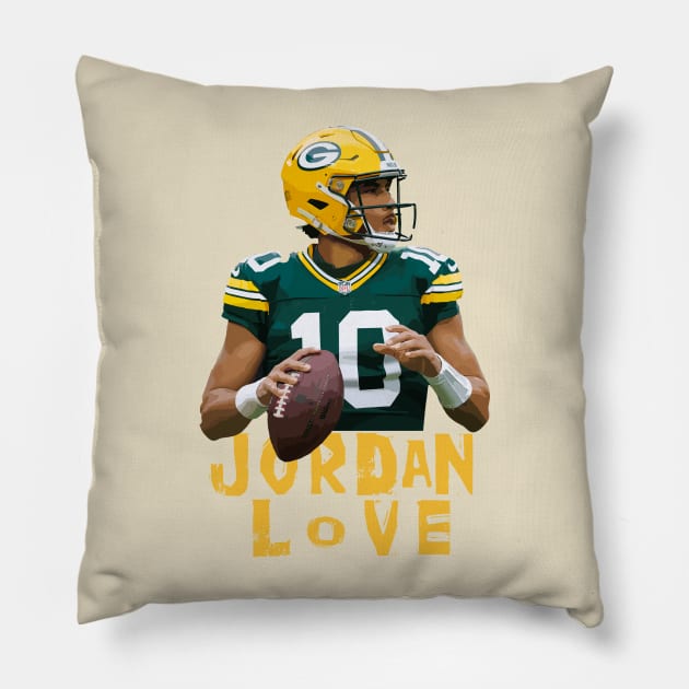 Jordan Love | Legend Pillow by elmejikono