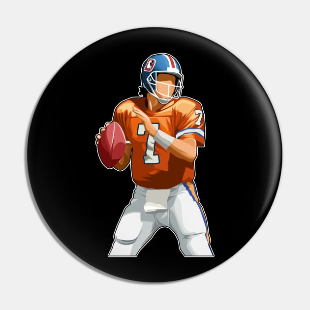 John Elway #7 Quarterback Legend Pin by GuardWall17