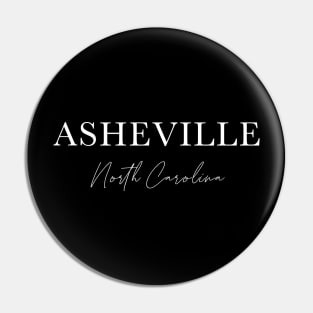 Minimalist Asheville North Carolina Pin